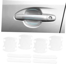 8PCS Clear Car Door Handle Protector   Transparent Anti-Scratch PET Film