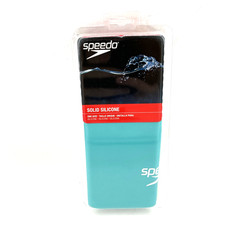 Speedo Adult Solid Silicone Dome Swim Cap Dark Teal One Size Stretch