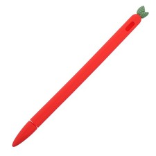 Stylus Pen Cover Carrot Silicone Protective Cover Compatible for Apple Pencil 2