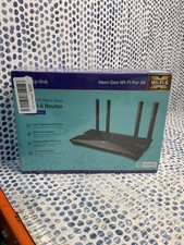 TP-Link AX1500 Smart WiFi 6 Router Archer AX10 802.11ax, 4 Gigabit NEW SEALED