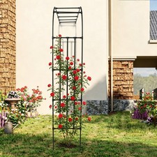 Half Side Garden Arch Trellis Garden Arch Trellis ArchwayTrellis for Yard Patio