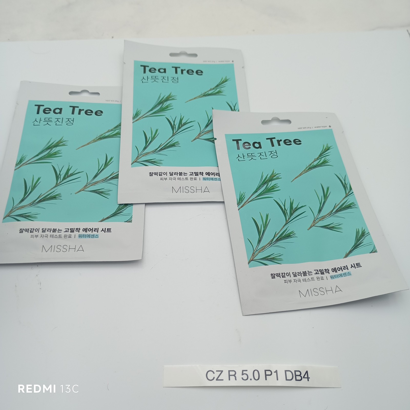 Missha Airy Fit Tea Tree Zellschichtmaske Mit Reinigender Und Erfrischender Wirkung Für Empfindliche Haut 19 G - Image 2
