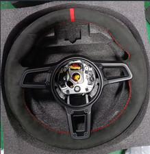 Alcantara Steering Wheel For Porsche 718 997 911 Cayman Panamera Macan Cayenne