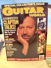 GUITAR WORLD MAGAZINE DECEMBER 1989 - SPECIAL CLAPTON ISSUE+McCartney/Malmsteen