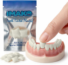 Tooth Tinted Plastic - Natural Color - Temporary Tooth - Made in USA