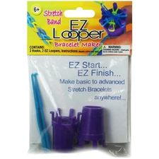 6 Pack - Pepperell Stretch Band EZ Looper Bracelet Maker- - EZLOOPER