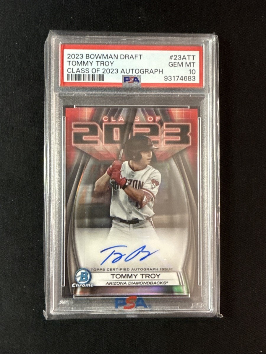 2023 Bowman Draft - Class of 2023 Autographs Tommy Troy #23A-TT 