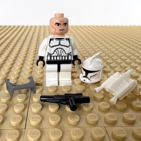 LEGO Star Wars Clone Wars: Clone Jet Trooper, VISOR, sw0233, 7748, 2009 JETPACK