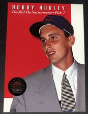 Bobby Hurley 1993-94 Skybox Premium Rookie Card RC #DP7 Sacramento Kings Duke