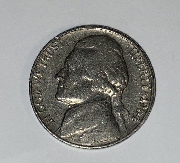 1964 Jefferson D Nickel- Very Rare Error Coin | eBay
