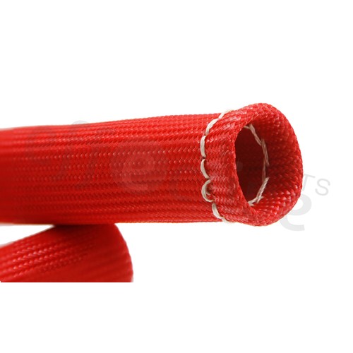 Red 2500° 6" Spark Plug Wire Boots Protector Sleeve Heat Shield Cover 6Pcs - Bild 8 von 8
