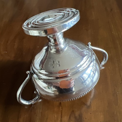 Vintage Fisher Sterling Silver Sugar Bowl; Weighted; Wonderful Adams Style Edge! - Picture 12 of 15