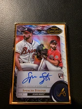 2022 Topps Gold Label - Framed Autographs Spencer Strider #FA-SS (AU, RC)