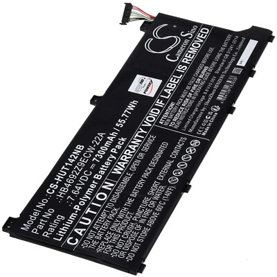 Akku für Laptop Huawei MateBook D 15 Ryzen 5 5500U 7,64V 7300mAh/56Wh Li-Polymer