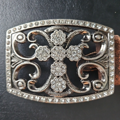 Guess Women\'s Y2K Gem Accent Belt Guess | Accessories | Guess Y2k Bedazzled Glitzy Gem Belt  main image 2