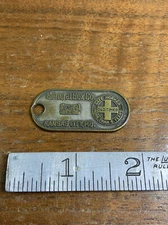 Safety Award, Keychain Fob. General Box Co. Kansas City Mo.  Metal Arts Company