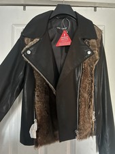 Love Label Leather Look Jacked