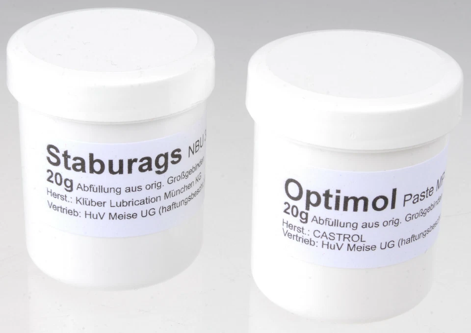 Staburags NBU 30 PTM & Optimol Pasta MP3 da 20 g ciascuno in set da 2 pezzi di pennelli - Immagine 2 di 4