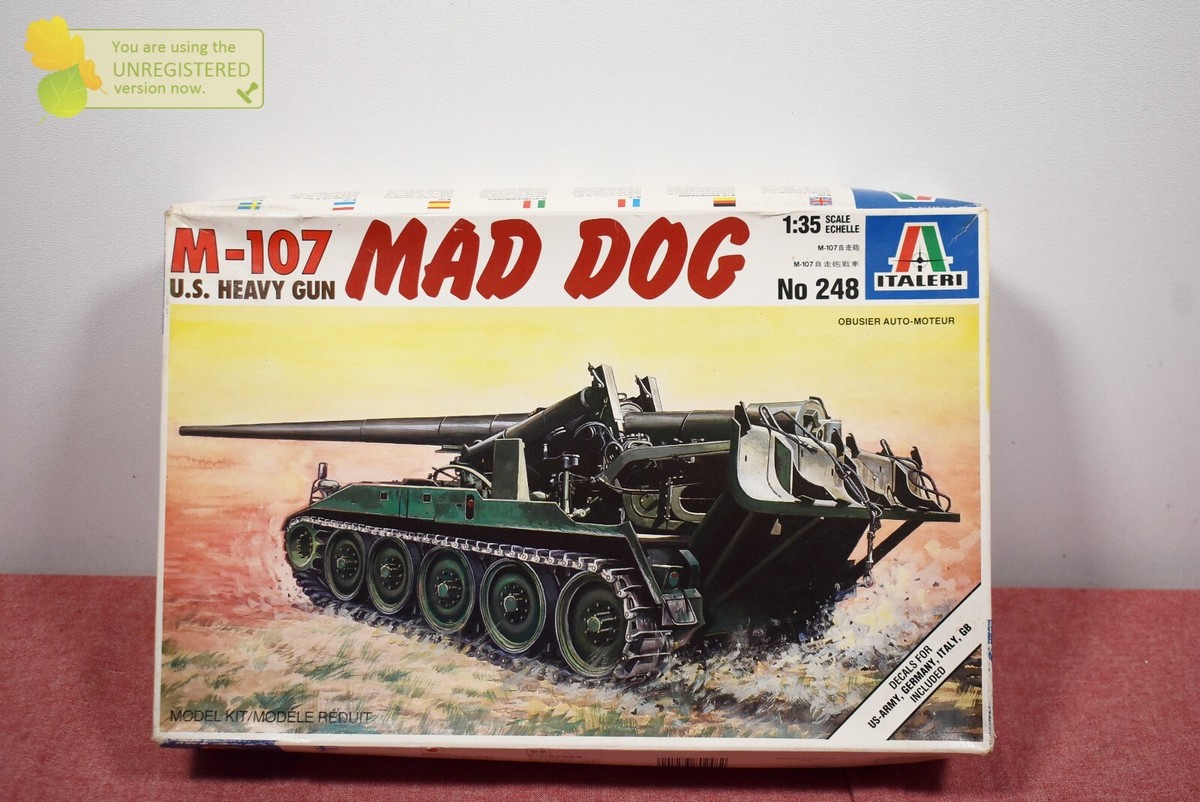 ITALERI M-107 MAD DOG 1:35スケール 新品 当時物 Italeri 1/35
