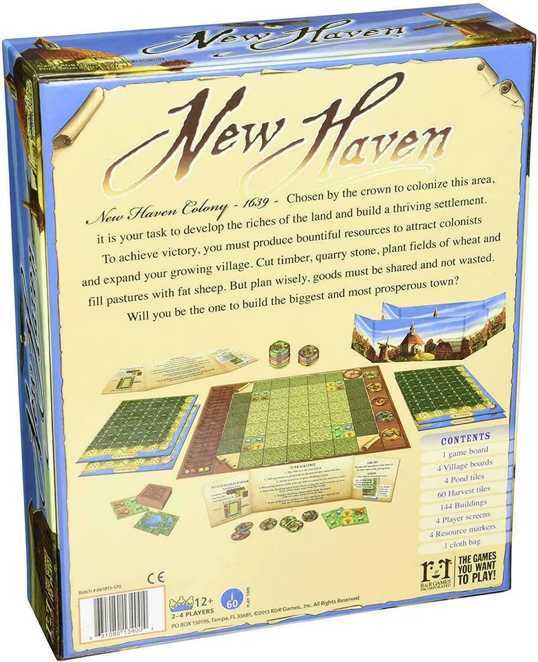 R&R Boardgame New Haven Box SW NEW!! - Image 2 of 3