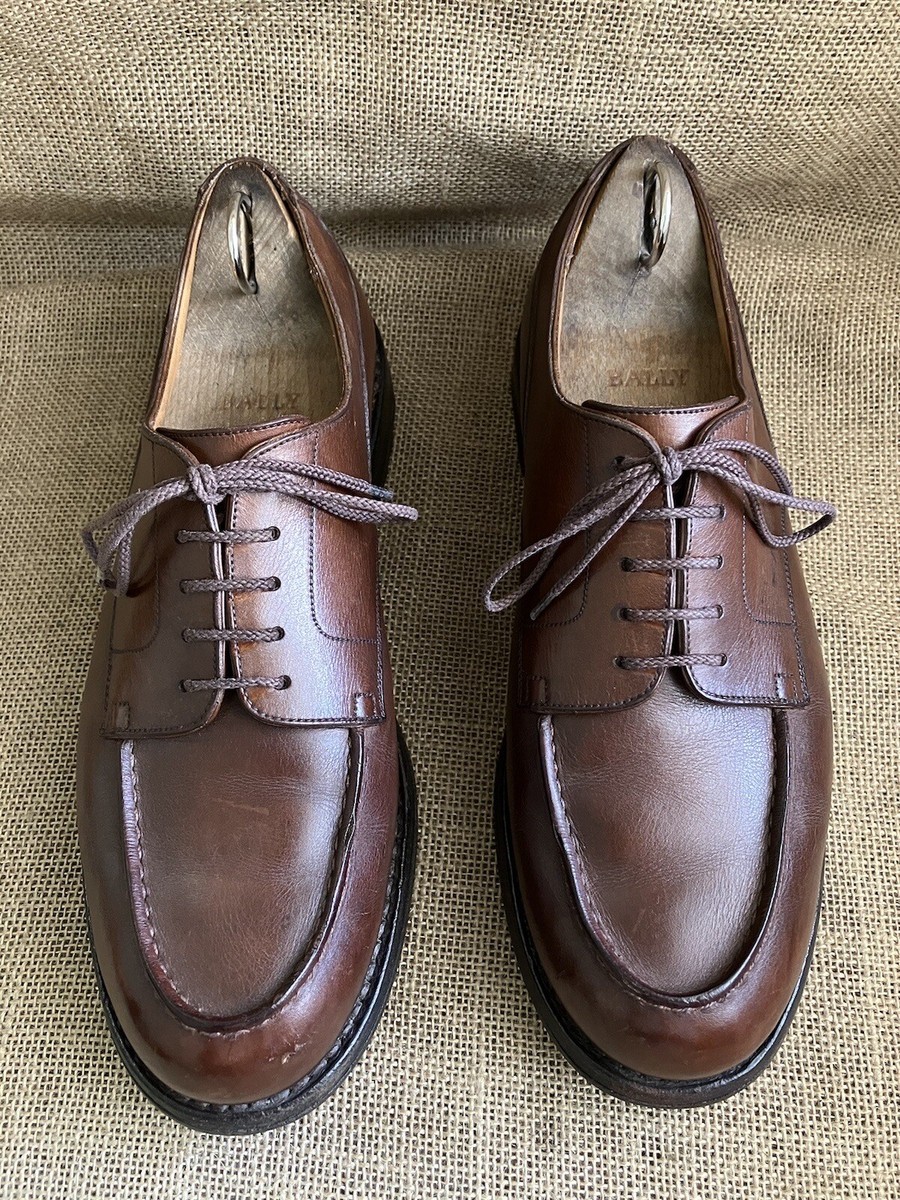 J.M. WESTON 641 Men's Brown Leather Golf Derby Shoes Size UK J.M. WESTON 641 Men's Brown Leather Golf Derby Shoes Size UK