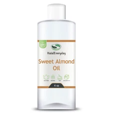 Sweet Almond Oil 4oz 100% Pure Organically Sourced Virgin Cold Pressed