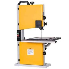 Máquina de sierra de cinta para carpintería 9 pulgadas vertical pequeña máquina de sierra de cinta curva