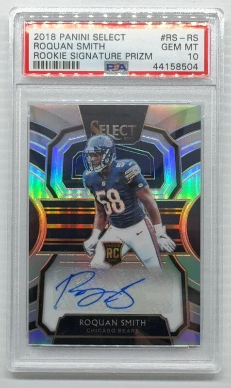 Roquan Smith Panini Select Rookie Signature Prizm #RSRS Base