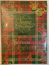 Christmas Holiday Gift Boxes NEW Sealed Package of 4 Size: 8x11x1 1/2 inch.