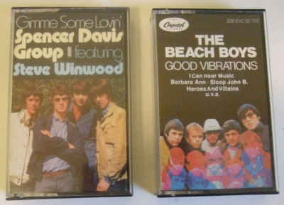 2x MC BEACH BOYS Good Vibrations EMI Box /  SPENCER DAVIS GROUP Gimme some Love