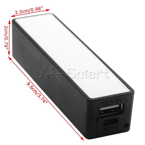 USB 18650 Battery Power Bank Charger External Case Pack Box Blue/Green/Yellow - Picture 29 of 31