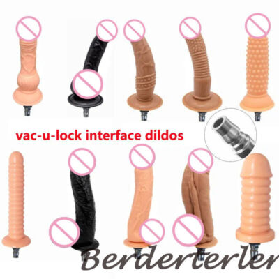 Silicone Dildos with Vac-u-Lock Sex Masturbation Machine Attachments Sex Toys