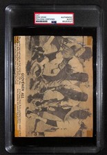 Don Hoak Signed Newspaper Clipping PSA Auto Authentic