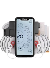 Tens Unit Machine EMS Muscle Stimulator Device Rechargeable Dual Channel 