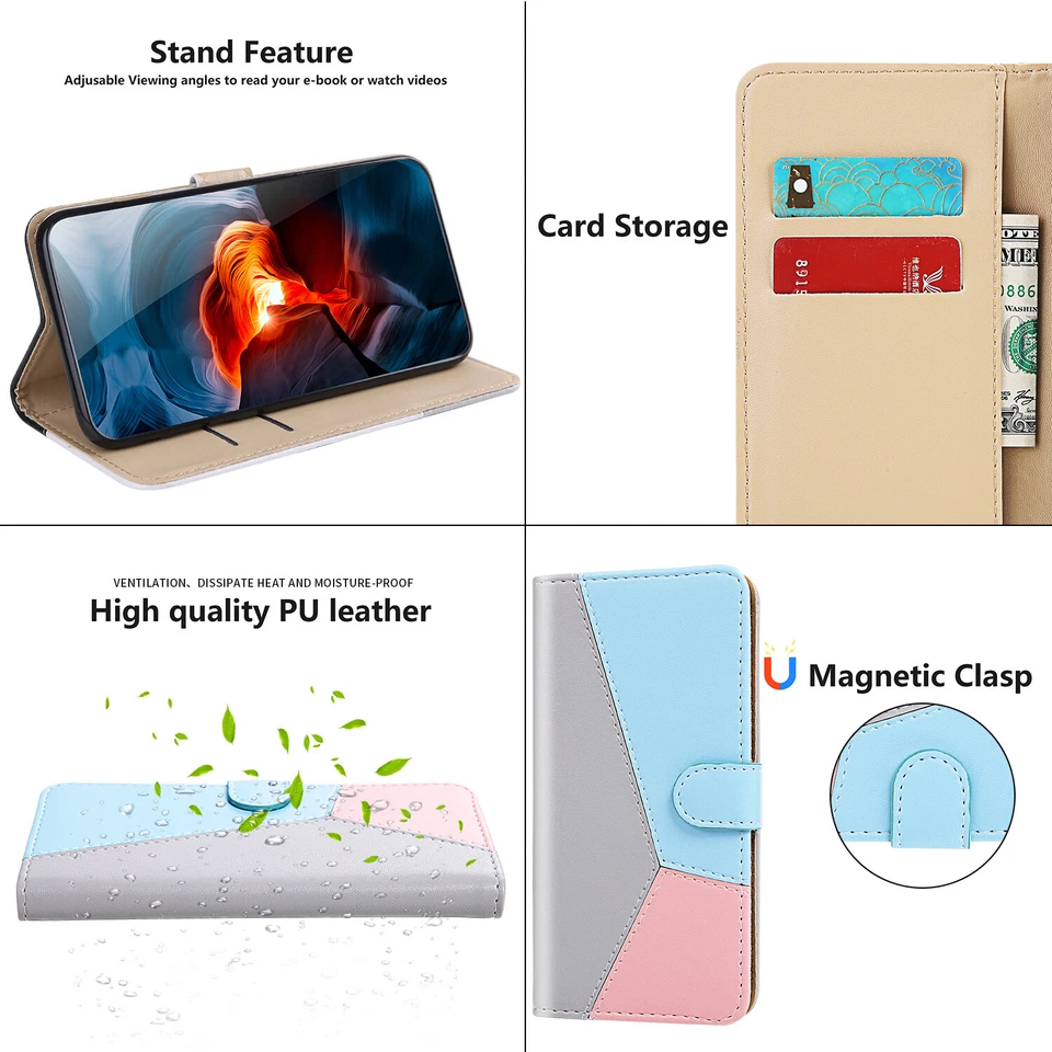 Flip Leather Wallet Stand Card Case Cover For iPhone 11 Pro Max/Xs Max/Xr/7/8+ - Image 2 of 4