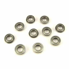 TRB RC 6x10x3mm Flanged Precision Ball Bearings ABEC 3 Metal Shields (10)