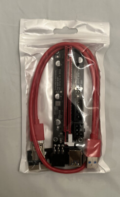 VER009S PCIE Riser Express Cable 1X to 16X     LOT *A611