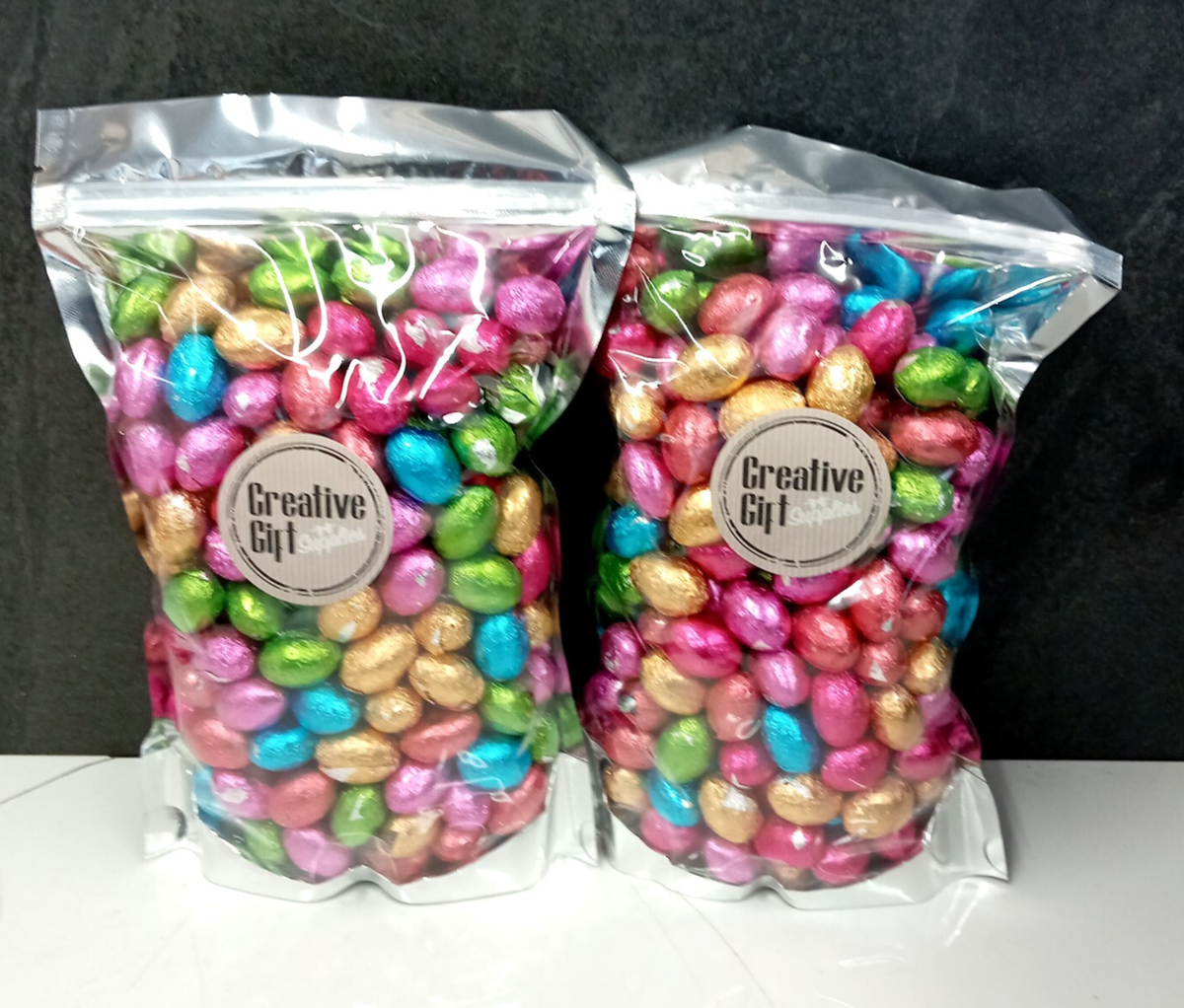 Milk Chocolate Foiled Mini Eggs – Easter Bunny Treats, Party Bag Fillers –  2kg