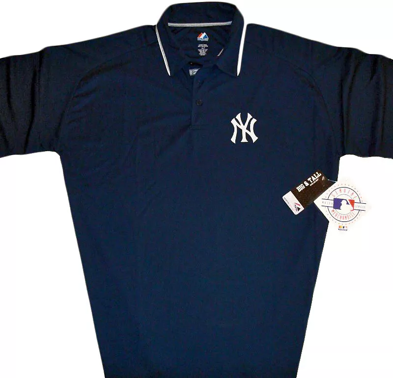 New York Yankees Majestic MLB Men's Polo Shirt Big & Tall