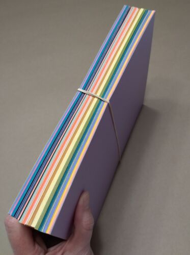 Lot of Over 100 Sheets of 8.5" x 11" Cardstock Multiple Colors Sheens Cardmaking - Picture 2 of 3