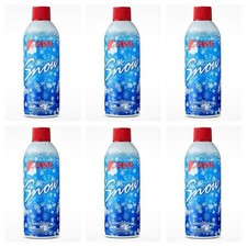 Lote 6 Papá Noel Spray Efecto Nieve 10 Onzas Esmerilado Ventana Decoración Artificial Vacaciones