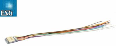 ESU 51993 ~ 18 Pin Next18 Socket To Open Wires ~ 88mm ~ With Heat Shrink Tube