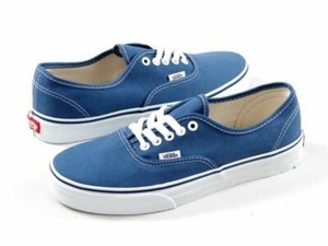 VANS SHOES AUTHENTIC NAVY/WHITE 