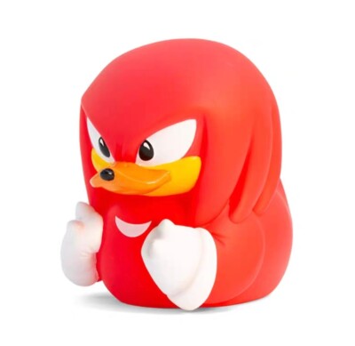 Numskull Sonic the Hedgehog Knuckles TUBBZ Duck Red PVC Figure H9cm(3.5inch)