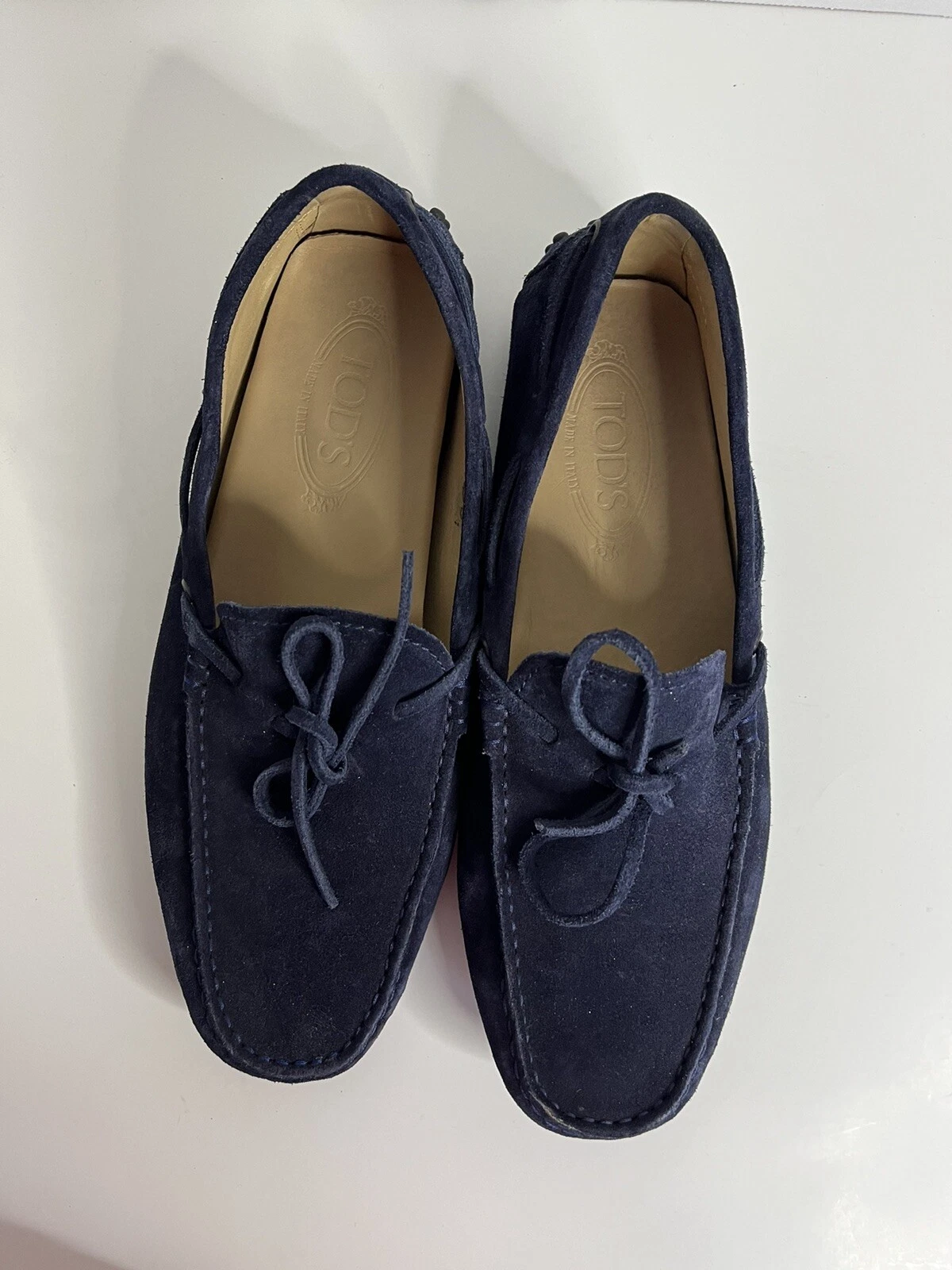 TOD’s Scamosciato Fiocco Accenti Drivers US Uomo Taglia 9