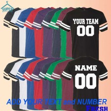 Customized Team Number JERSEYS MAN Personalize Name Number Text Custom Shirts RS