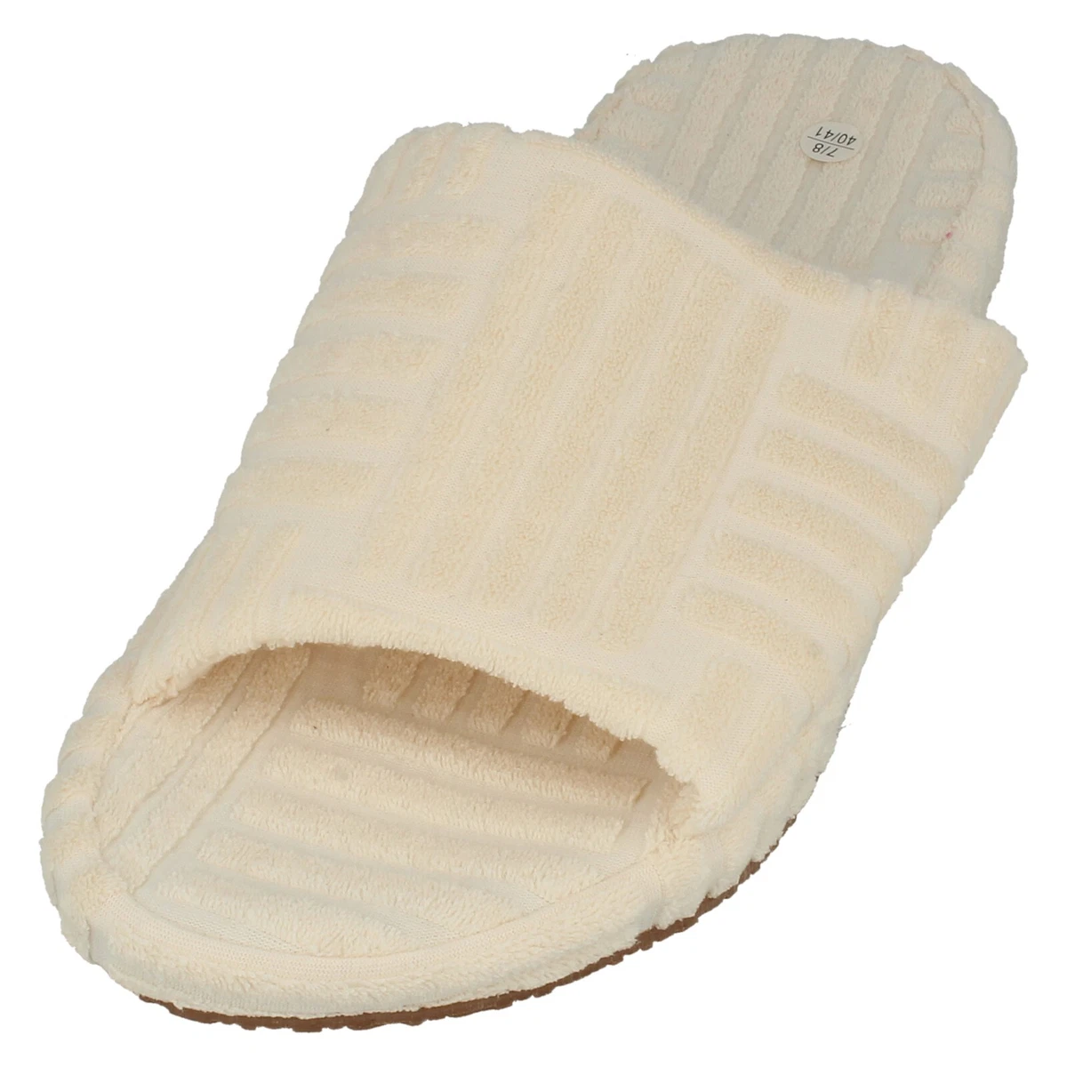 Ladies towelling online mules