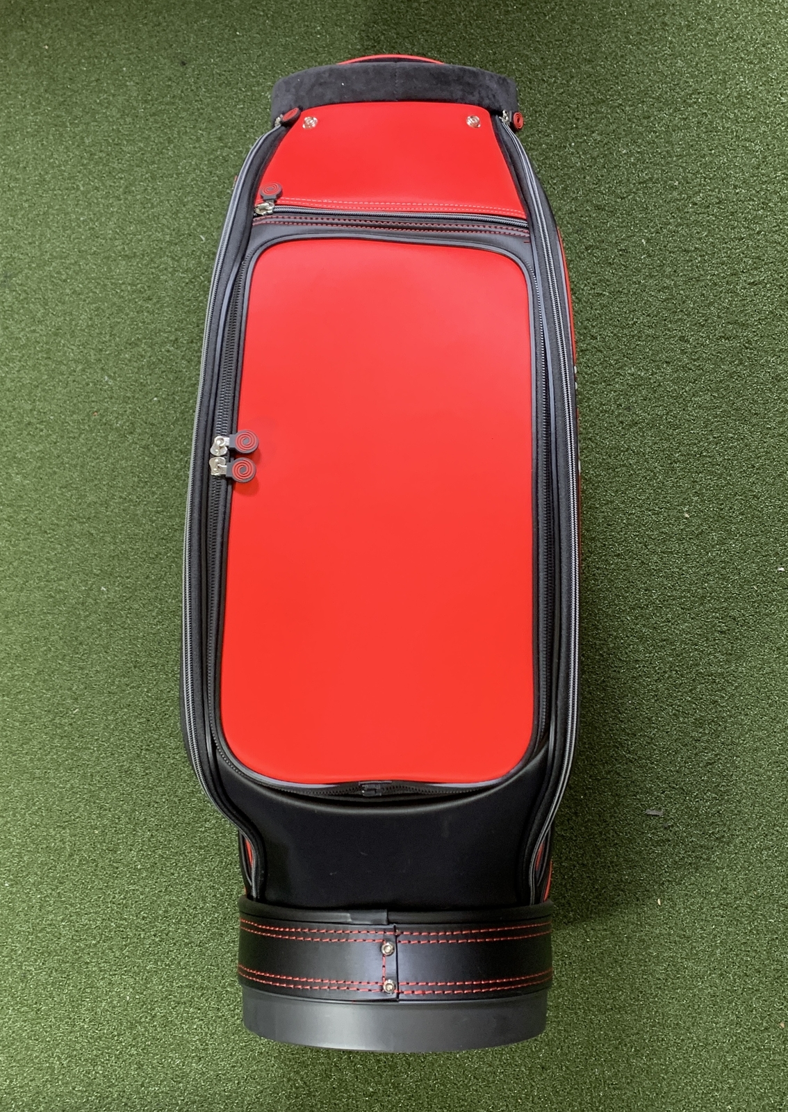 Odyssey Staff Bag Red Black White 6Way Divide No Strap Golf Bag eBay