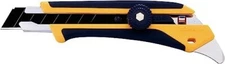OLFA 18mm Heavy-Duty Utility Knife (L-5) Fiberglass Rubber Grip Multi-Purpose