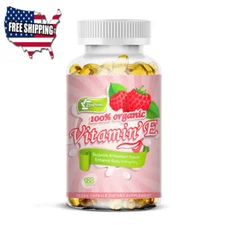 Vitamin E 400 Iu 180mg Capsules - Supports Skin, Hair, Immune and Eye Health